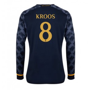 Lacne Muži Futbalové dres Real Madrid Toni Kroos #8 2023-24 Dlhy Rukáv - Preč